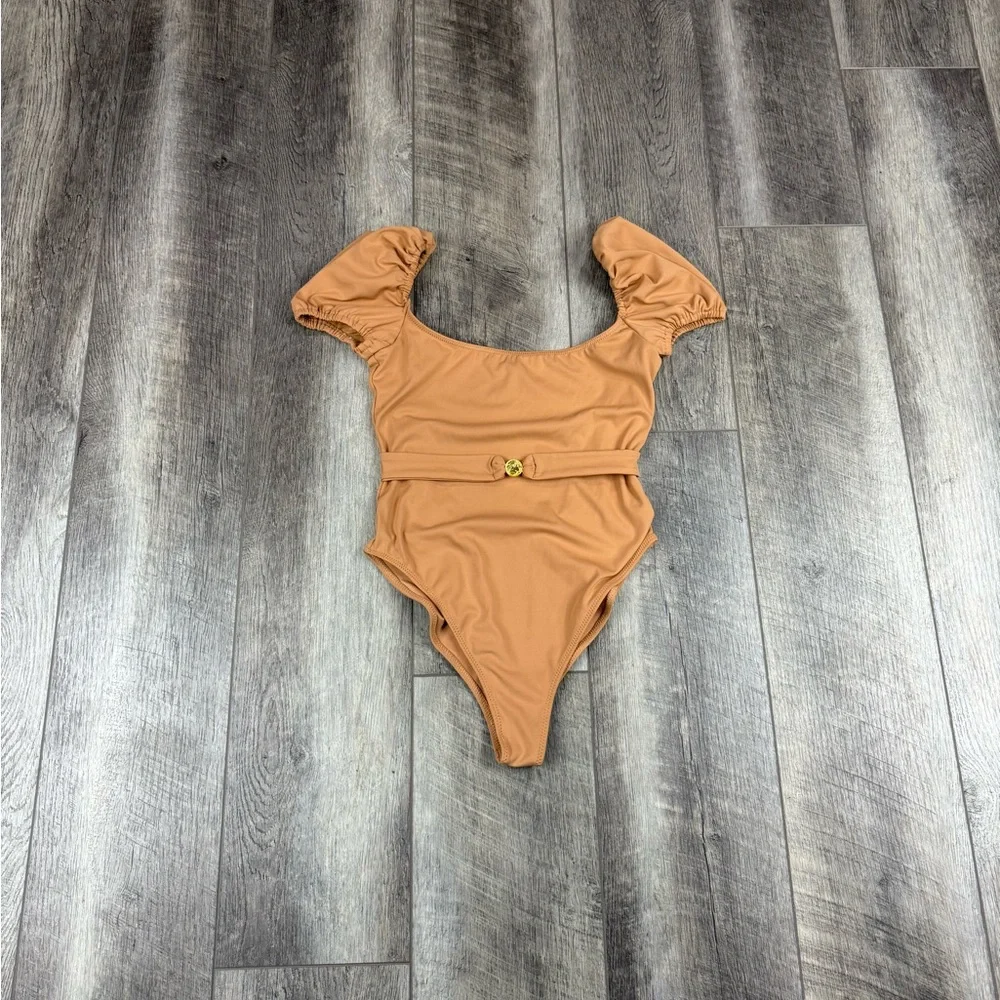 Caroline Constas‎ Delos Tan One Piece Swimsuit